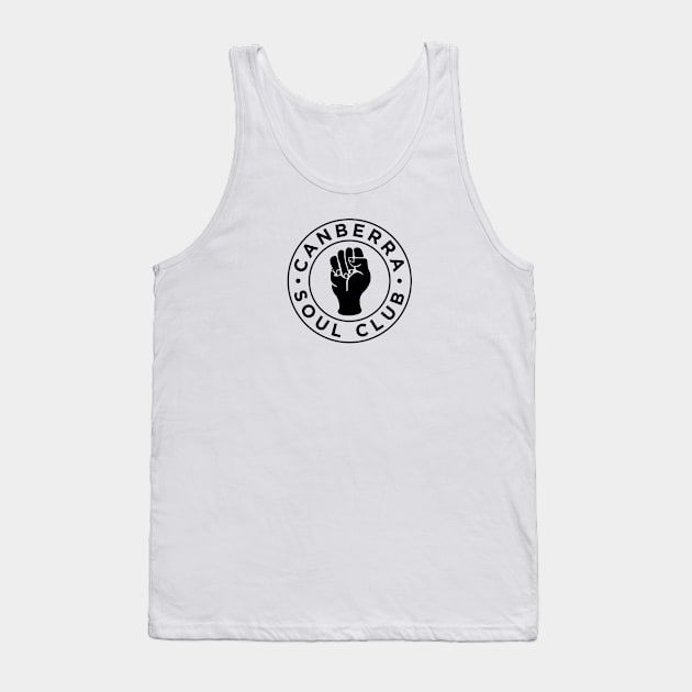 Canberra Soul Club (dark) Tank Top by modernistdesign